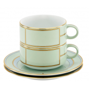 Ginori Diva Verde Tea Set For Two